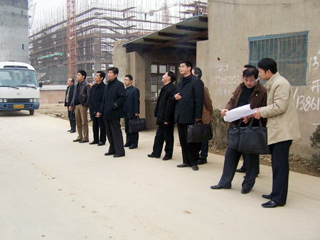 常州市武进区陈副区长光临武进项目现场领导工作