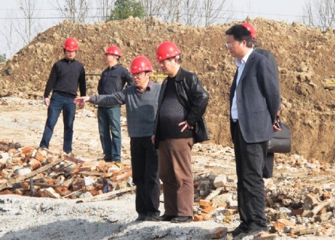 武汉市城管局辅导到武汉项目查抄工作